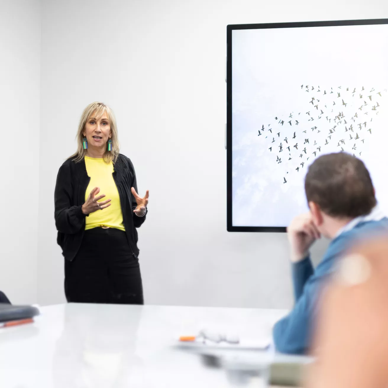 Suzi presenting