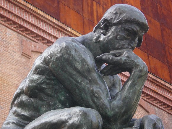 “The Thinker” sculpture by Auguste Rodin - The Leader's Digest by Suzi McAlpine “The Thinker” sculpture by Auguste Rodin
